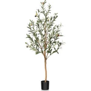 Faux Potted Olive Tree