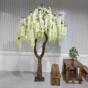 Artificial Redbud Flowering Tree