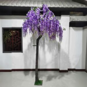 Artificial Redbud Flowering Tree