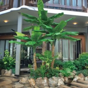 Faux Banana Leaf Tree