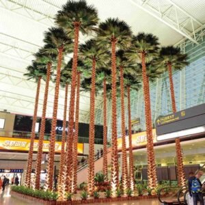 Oakco Large Faux Fan Palm Tree