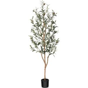 Small Artificial Olive Tree In Pot