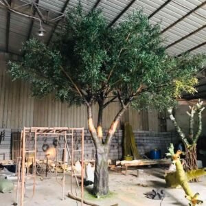 Tall Artificial Olive Trees