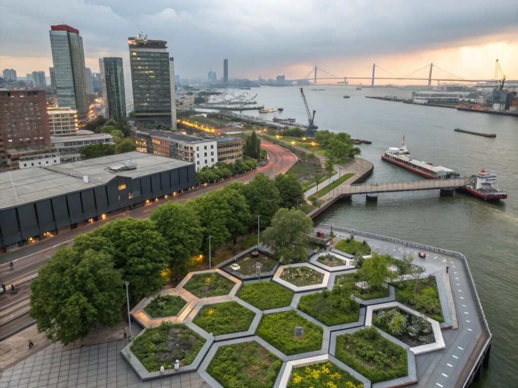 Dutch Architects Are Choosing Artificial Trees for Climate-Resilient Design.