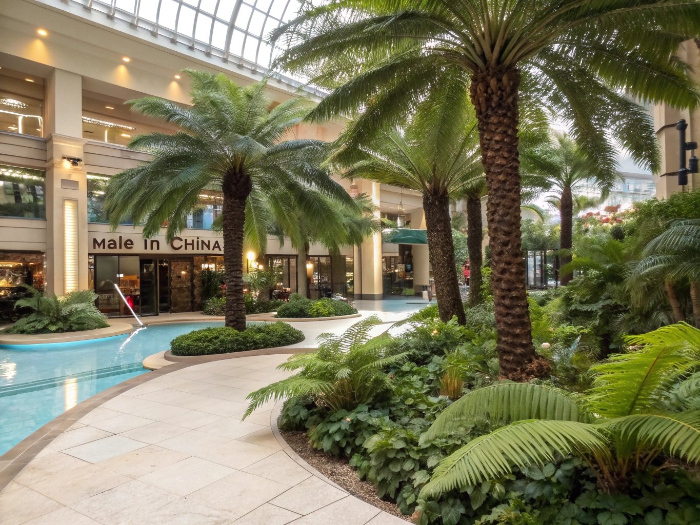 Artificial Palm Trees and Ferns