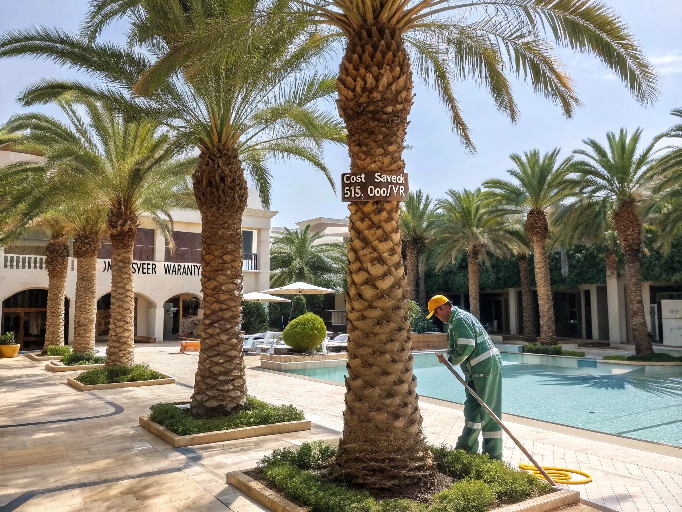 UV-Resistant Artificial Palms