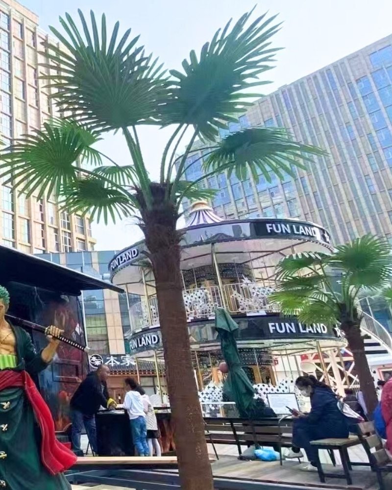 شجرة نخيل المروحة الاصطناعية