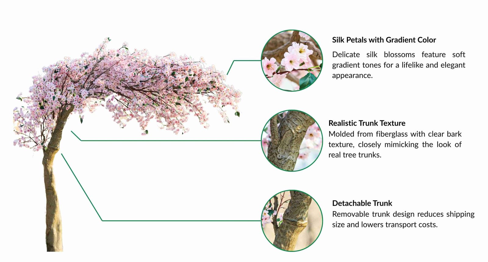 artificial cherry blossom tree