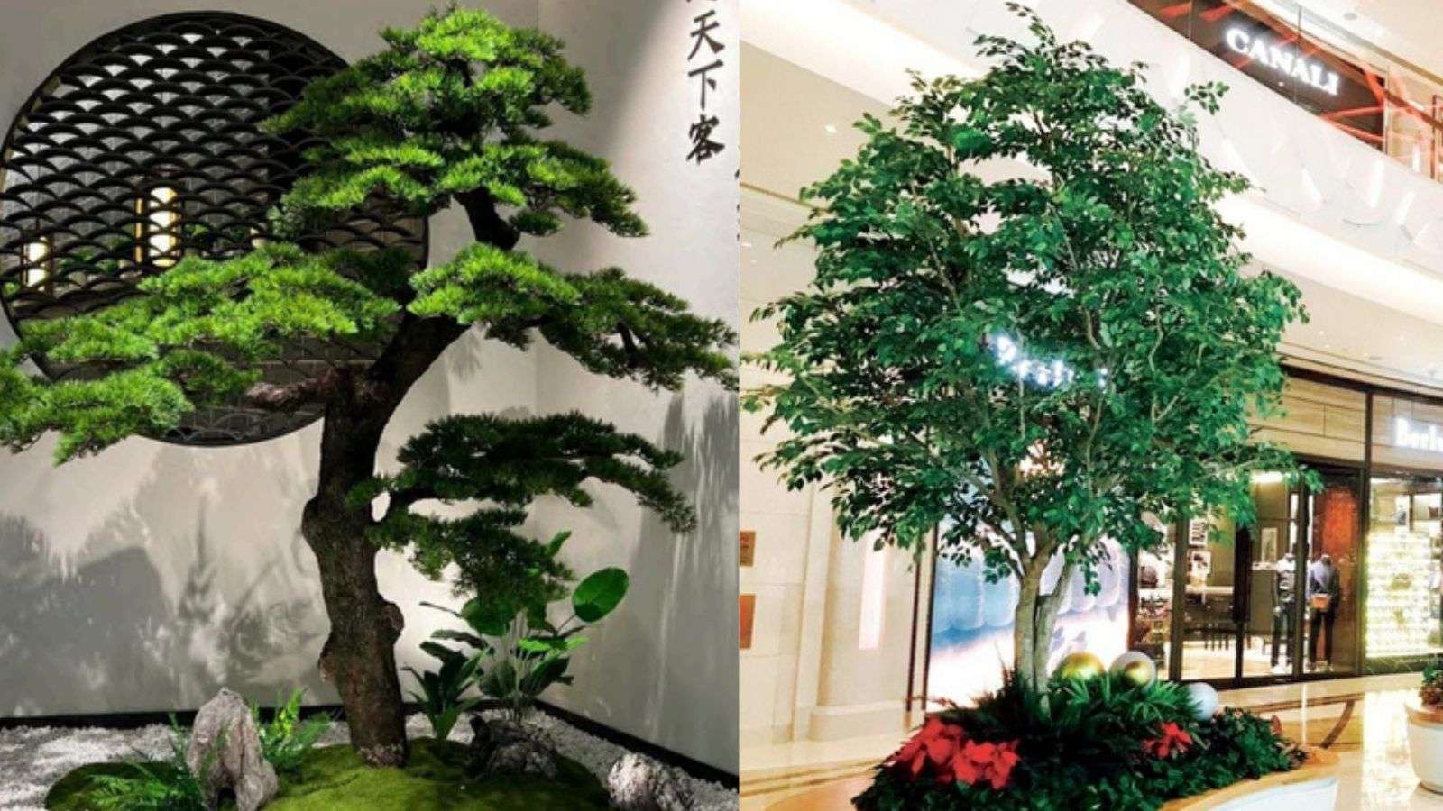 Artificial tree case studies