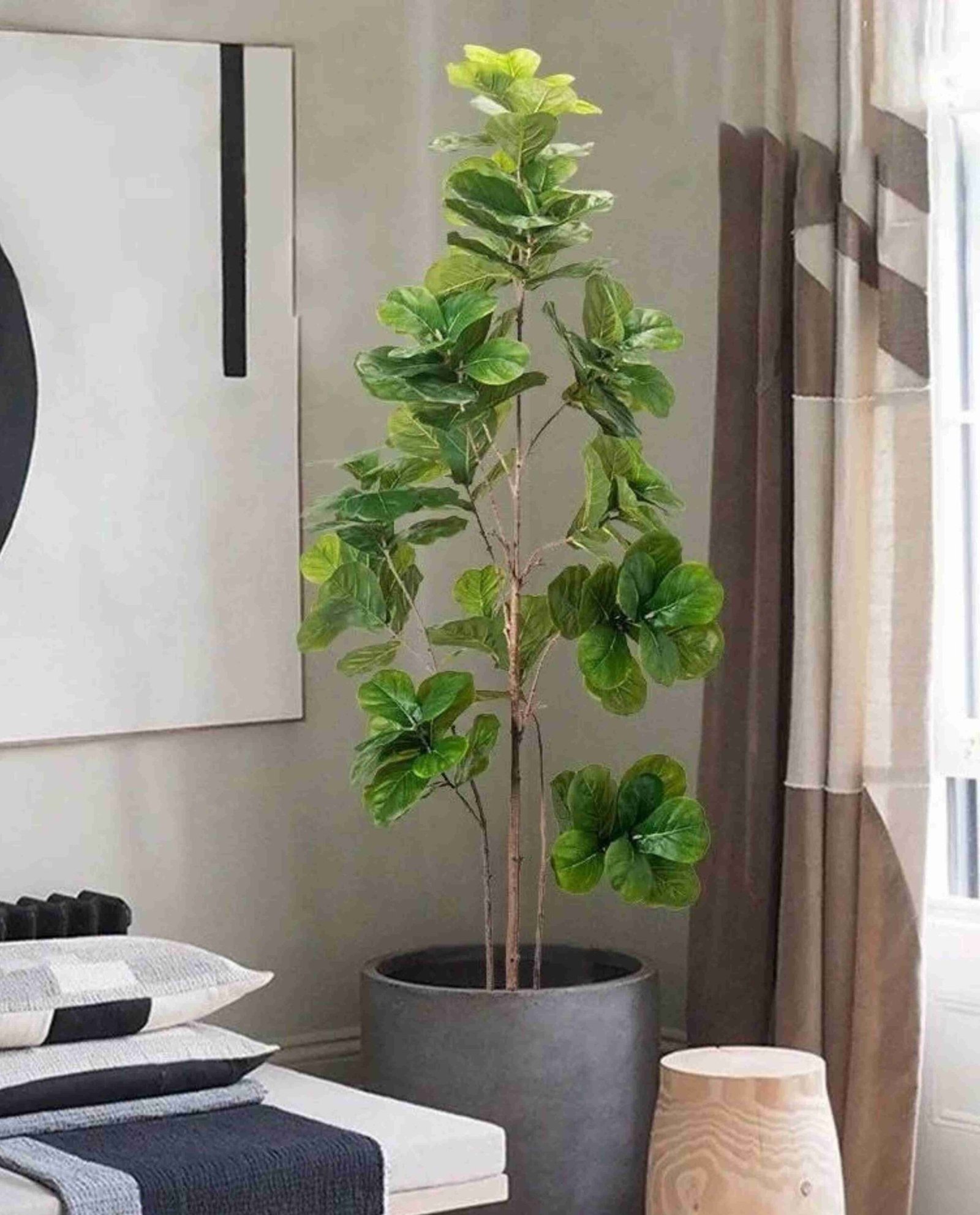 Faux Fiddle Leaf Fig Tree