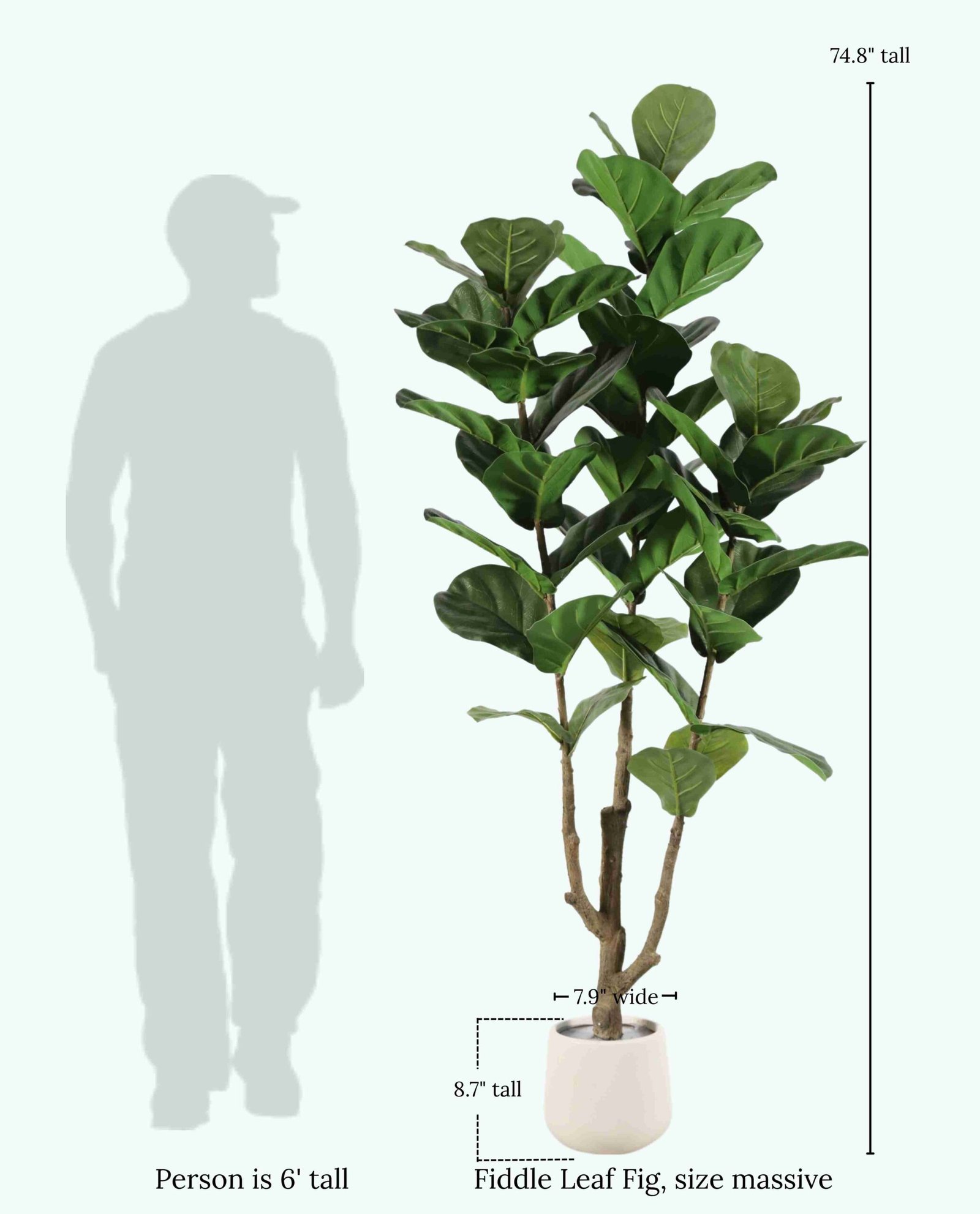 Faux Fiddle Leaf Fig Tree