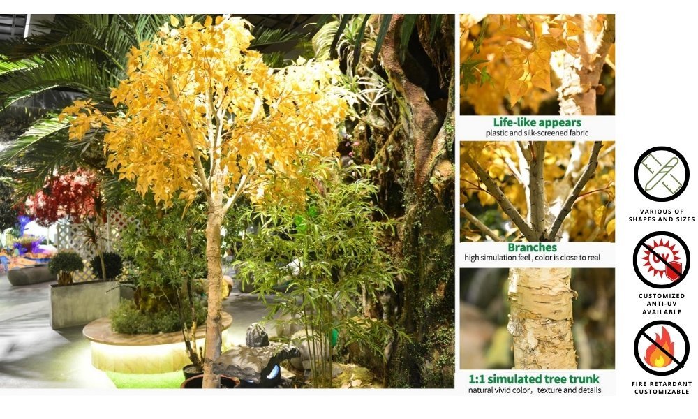 artificial birch tree
