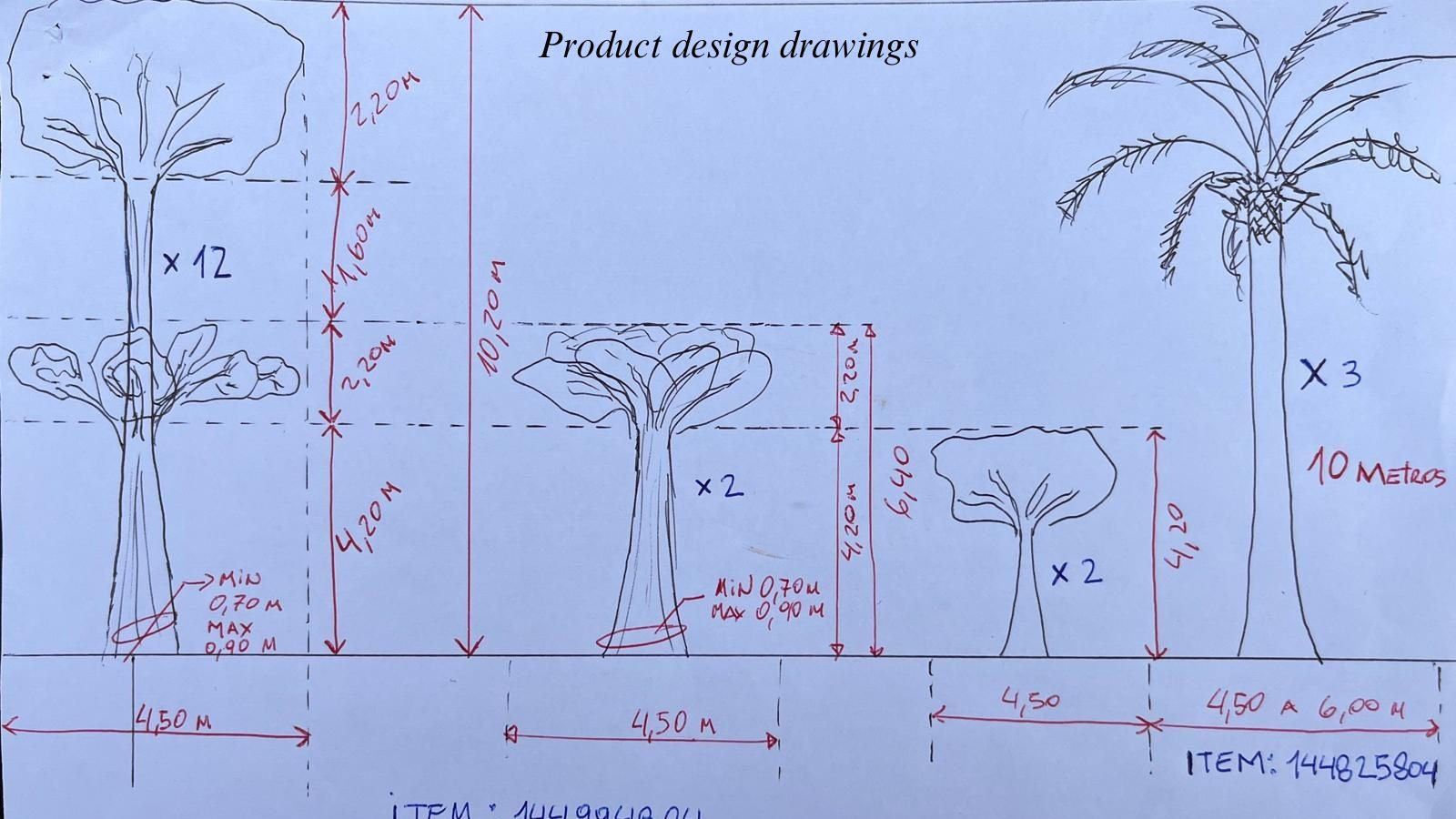 artificial palm tree design consultation