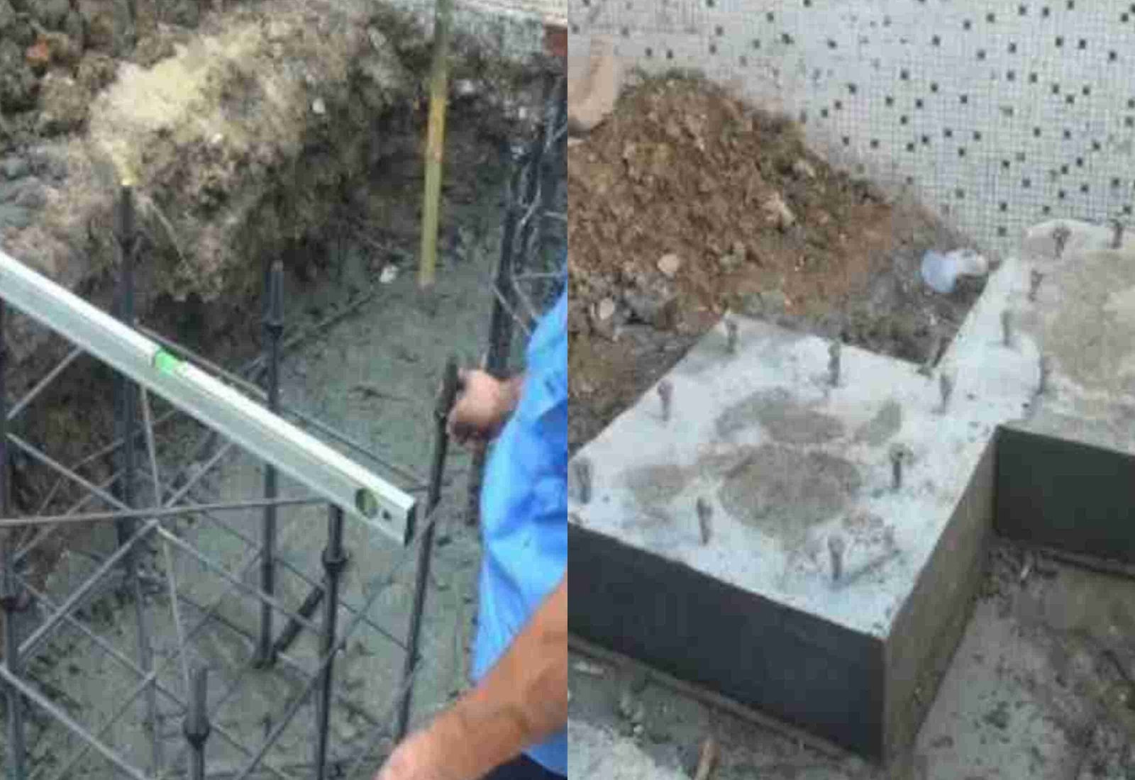 Mortar Leveling and Base Plate Alignment