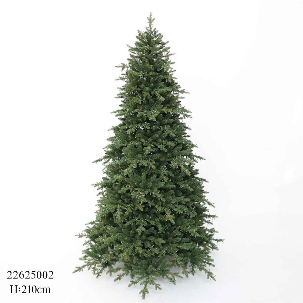 Dense green spruce artificial Christmas tree model 22625002