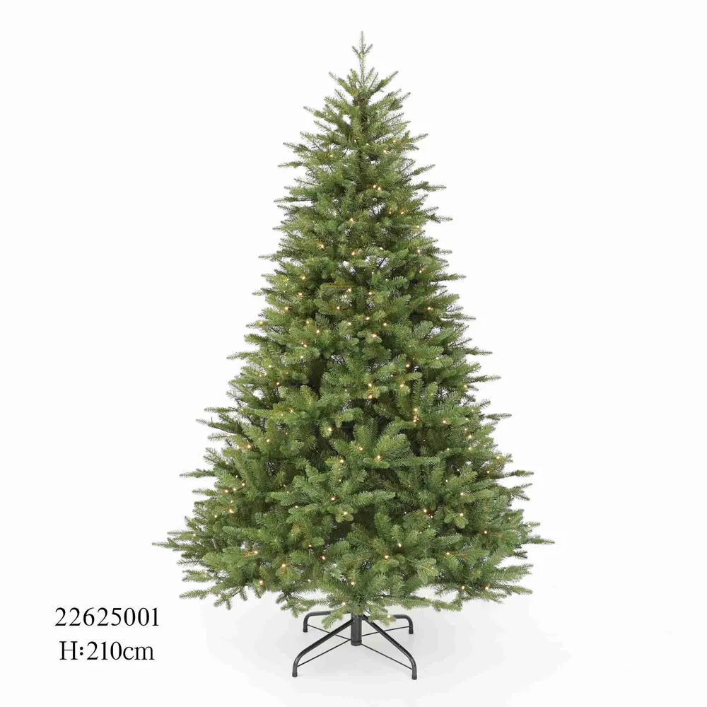 Pre-lit green fir artificial Christmas tree model 22625001