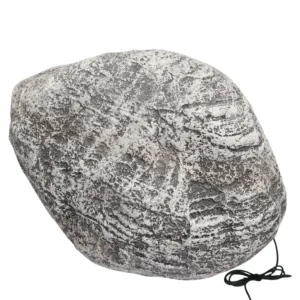 Oakco Illuminated Artificial Landscaping Rock 320ZL3081E, unlit angle view
