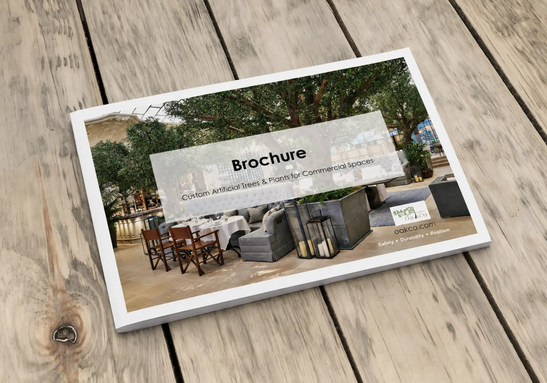 Oakco commercial artificial trees brochure