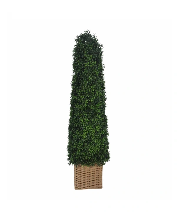 Artificial cone topiary tree