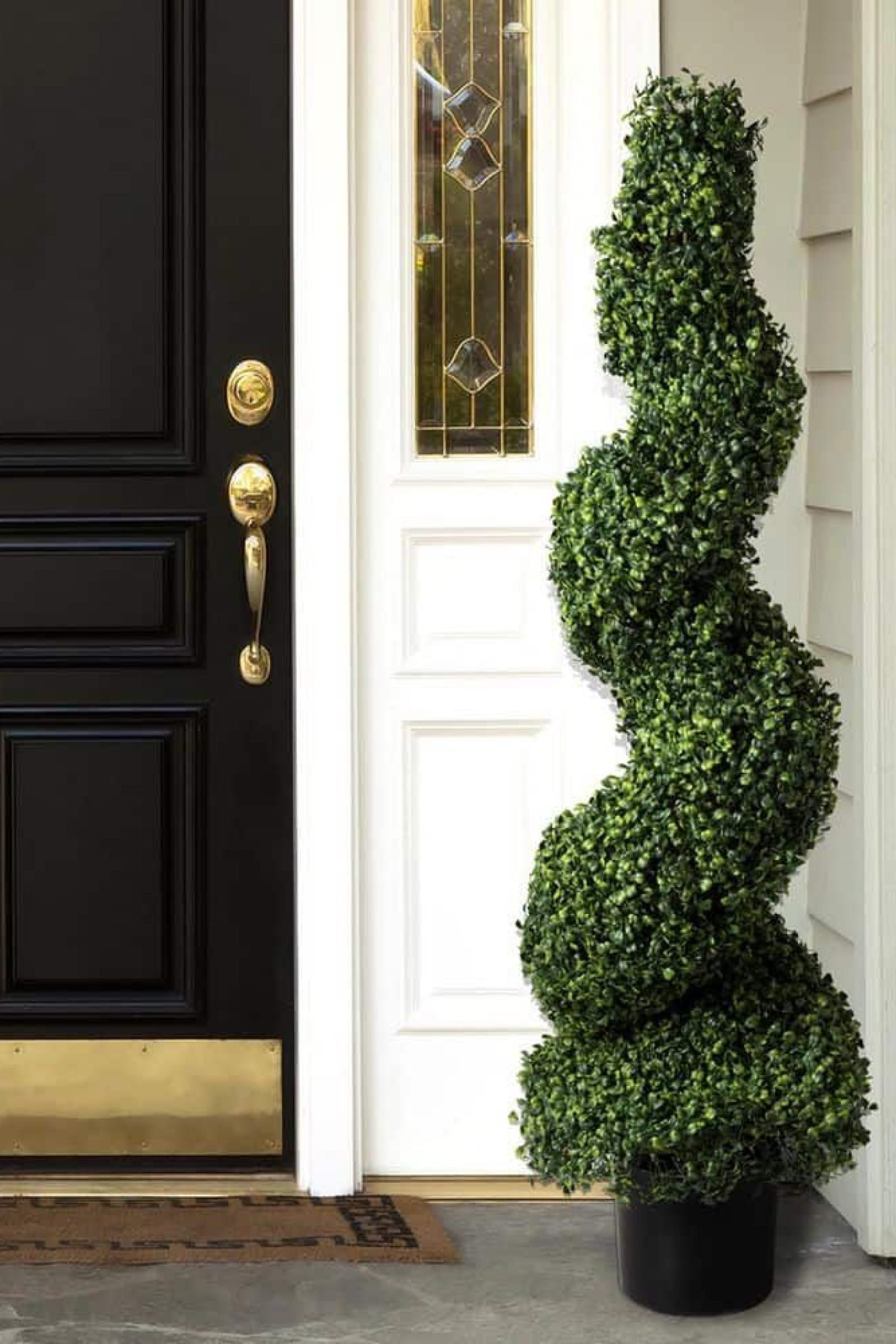 artificial spial topiary tree